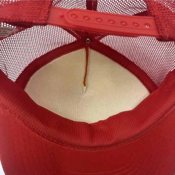 Vintage Riviera Hotel & Casino Las Vegas Trucker Hat Red Foam Mesh Snapback Cap - Picture 7 of 13